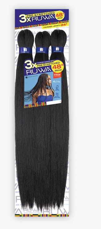 SENSATIONNEL 3X Ruwa Pre-stretched Braid 36, Sareya Beauty supply store in calgary alberta canada